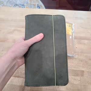 Roterfaden Taschenbegleiter A5 slim Standard TN Leather And Suede Notebook Cover